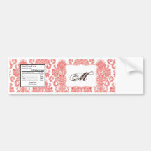 Copie blanche de corail de dentelle de damassé d'é adhésif pour voiture