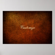 Copie chique d'affiche de concepteur de cuir vérit
