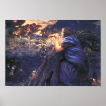 Copie crépusculaire de beaux-arts d'imaginaires posters