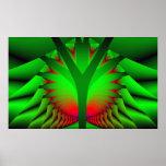 Copie d'affiche : Arbre de fractale
