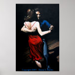 Copie d'affiche d'amour de tango