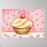 Copie d'affiche d'art de petit gâteau