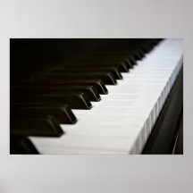 Copie d'affiche de clés de piano
