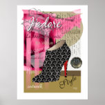 Copie d'affiche de couture de Haute