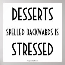 Copie d'affiche de desserts