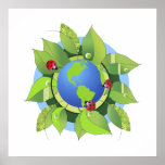 Copie d'affiche de la terre verte