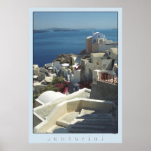 Copie d'affiche de Santorini
