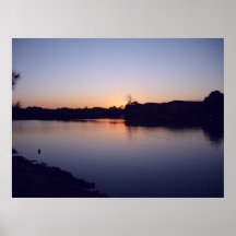 Copie d'affiche du coucher du soleil 2 de paysages