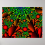 Copie d'affiche : La nuit dans l'arborétum