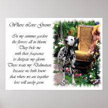 Copie dalmatienne d'art affiche