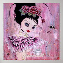 Copie d'ange de café poster