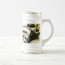 Copie d'aquarelle de tasses de café d'art de bruit