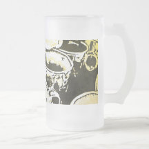 Copie d'aquarelle de tasses de café d'art de bruit