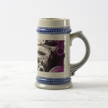 Copie d'aquarelle de tasses de café d'art de bruit