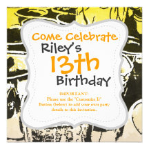 Copie d'aquarelle de tasses de café d'art de bruit invitations
