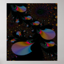 COPIE D'ART ABSTRAIT DE ~ DU TEMPS ET ESPACE 3 POSTERS