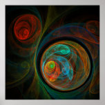 Copie d'art abstrait de renaissance affiche