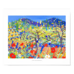 Copie d'art : Cerises, pavots et marguerites Prove posters