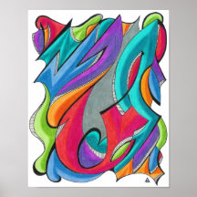 Copie d'art de graffiti posters