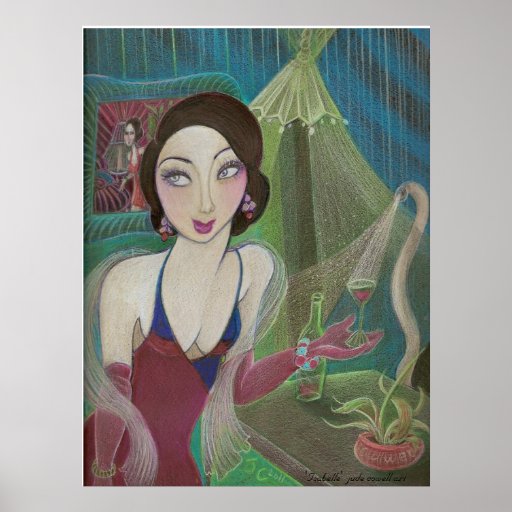 Copie d'art de "Isabelle" par Judas Cowell Affiches