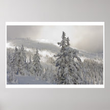 Copie d'art du pays des merveilles d'hiver poster