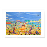 Copie d'art : L'itinéraire olive. Carol Drinkwater posters