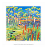 Copie d'art : Marécages de station de Banrock, Aus posters