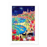Copie d'art : Musique magique de montagne, Menton posters