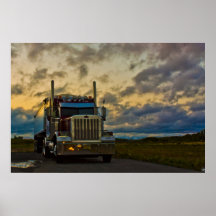 Copie de beaux-arts de ciel de relais routier posters