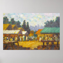 Copie de beaux-arts du marché de L Richmond Affiche