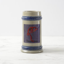 Copie de broderie de denim de perles de dragon mugs