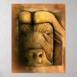 Copie de Buffalo de cap Affiches