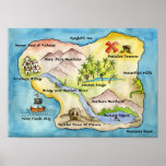 Copie de carte de pirate - dossier poster