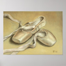 Copie de chaussures de Pointe Poster
