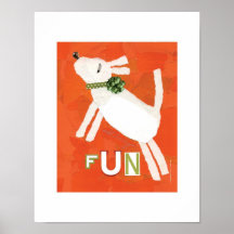 Copie de chien d'amusement posters