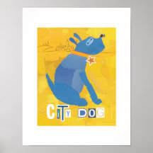 Copie de chien de ville posters