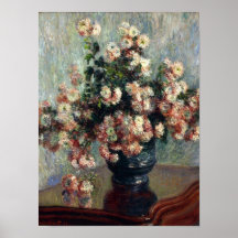 Copie de chrysanthèmes de Monet Posters