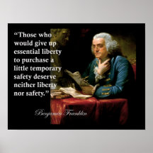 Copie de citation de liberté de liberté de Benjami Posters