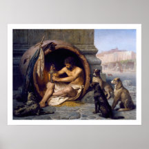 Copie de Diogène et d'affiche de chiens par Gérôme