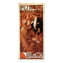Copie de flirt d'Alphonse Mucha Photographie D’art