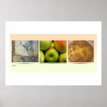 Copie de fromage/pain de pommes affiche
