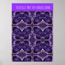 COPIE DE GICLEE DE "TEXTILE" POSTERS