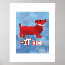 Copie de hot-dog affiches