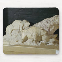 Copie de la sculpture des bisons, le tapis de souris
