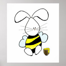 Copie de lapin de miel poster