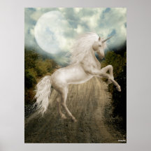Copie de licornes de Fae d'anges Poster