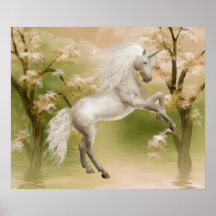 Copie de licornes de Fae d'anges Posters