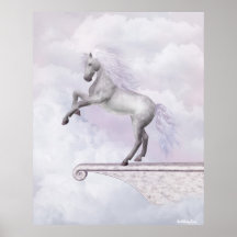 Copie de licornes de Fae d'anges Posters