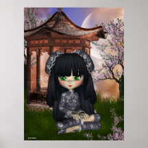 Copie de l'Orient de fille de la Chine belle Posters