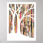 Copie de médias mélangés d'arbre d'art d'Eco Affiche